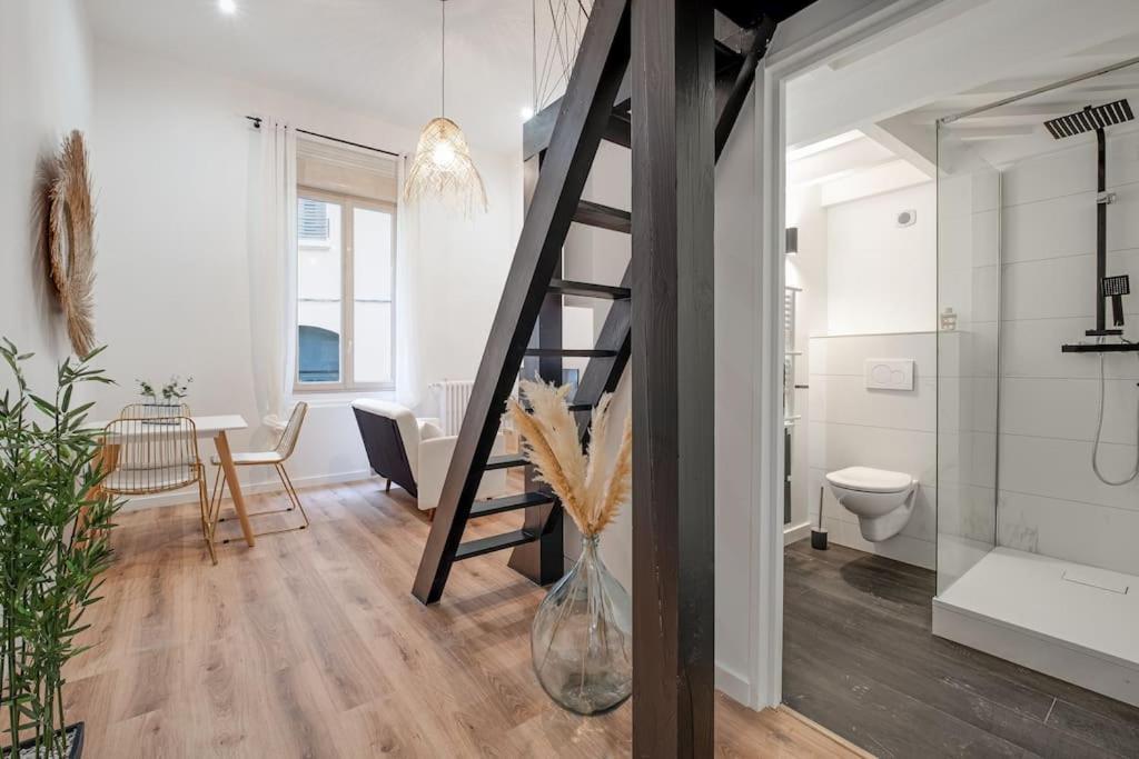 Le Boheme Superbe Loft Fonctionnel Et Central サン・テティエンヌ エクステリア 写真